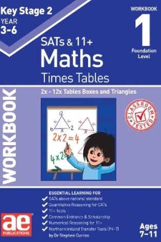 Cover of KS2 Times Tables Workbook 1