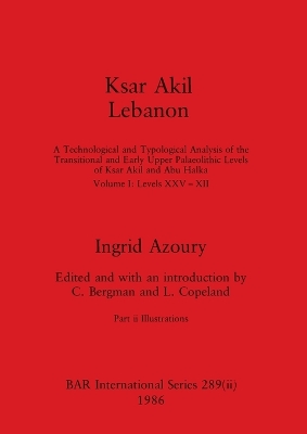 Cover of Ksar Akil Lebanon, Part ii