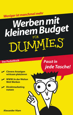 Book cover for Werben mit kleinem Budget für Dummies