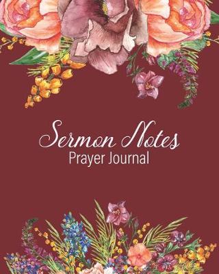 Book cover for Sermon Notes Prayer Journal