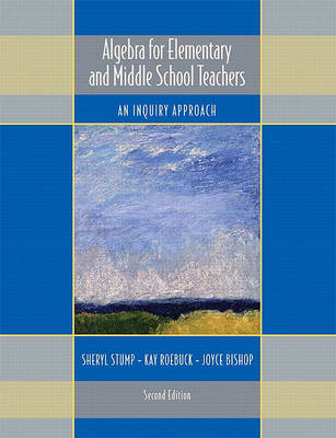 Book cover for Algebra for Elementary and Middle School Teachers