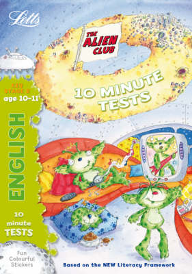 Book cover for Alien Club 10 Minute Tests English 10-11