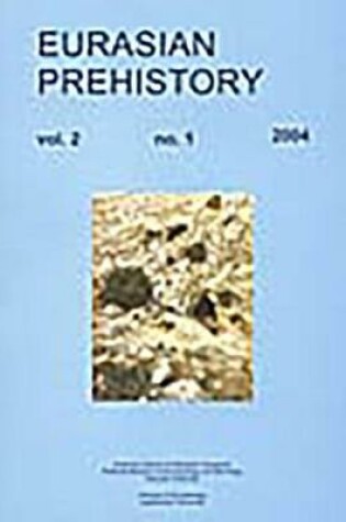 Cover of Eurasian Prehistory 2