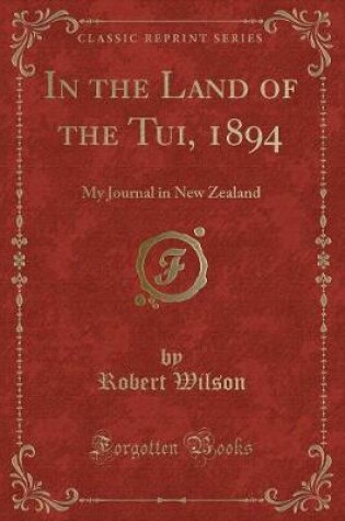 Cover of In the Land of the Tui, 1894