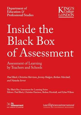 Cover of Inside the Black Box of Assessment