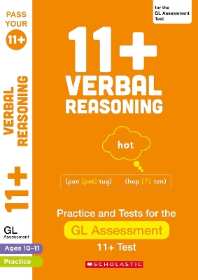 Book cover for 11+ Verbal Reasoning Practice and Test for the GL Assessment Ages 10-11