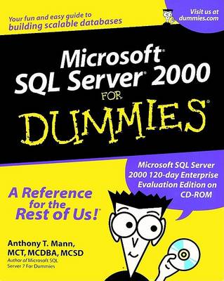 Book cover for Microsoft SQL Server 2000 For Dummies