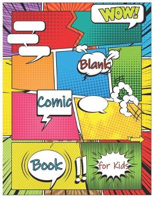 Book cover for Blank Comic Book for Kids