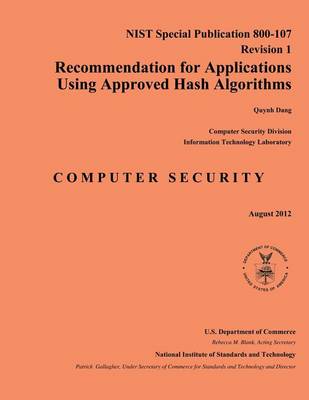 Book cover for Recommendation for Applications Using Approved Hash Algorithms