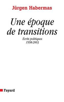 Book cover for Une Epoque de Transitions