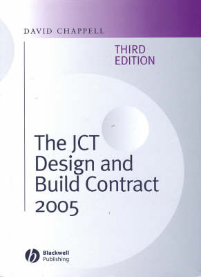 Book cover for The JCT Design and Build Contract 2005