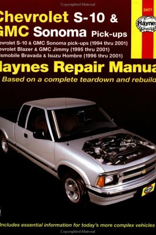 Cover of Chevrolet S-10 and GMC Sonoma Pick-ups Automotive Repair Manual