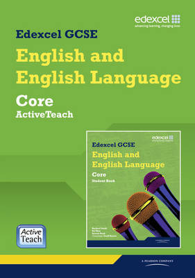 Cover of Edexcel GCSE English and English Language Core ActiveTeach pack with CDROM