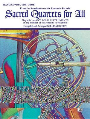 Book cover for Sacred Quartets for All - oboe