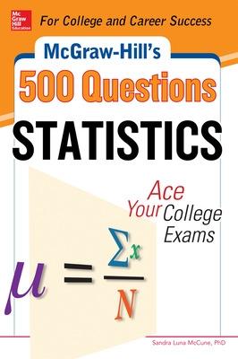 Book cover for McGraw-Hill's 500 Statistics Questions