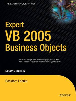 Book cover for Expert VB 2005 Business Objects