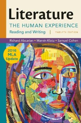 Cover of Literature: The Human Experience with 2016 MLA Update