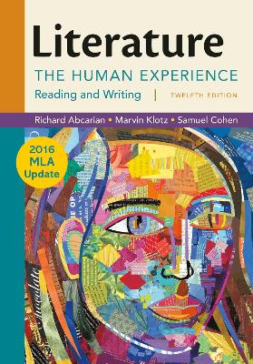 Book cover for Literature: The Human Experience with 2016 MLA Update