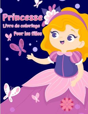 Book cover for Livre de coloriage petite princesse
