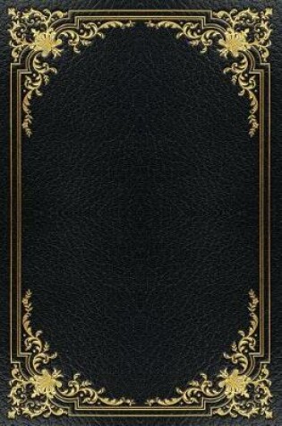 Cover of Classic Black Any Day Planner Notebook