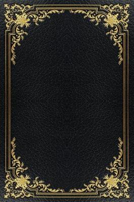 Cover of Classic Black Any Day Planner Notebook