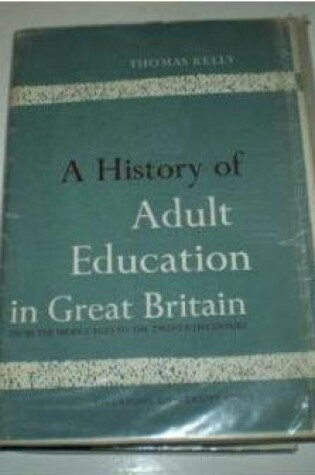 Cover of History of Adult Education in Great Britain