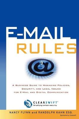 Book cover for E-mail Rules Clearswift Custom Edition