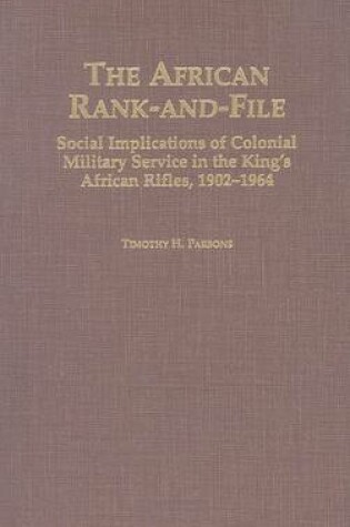 Cover of African Rank & Files