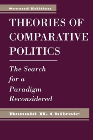 Cover of Theories Of Comparative Politics