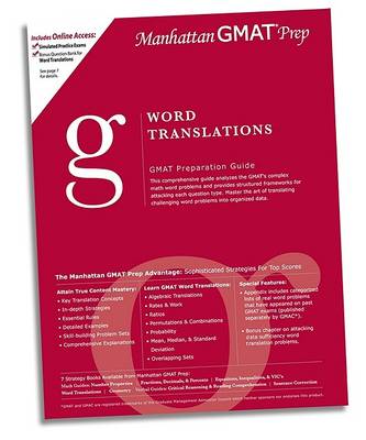 Cover of Word Translations GMAT Preparation Guide