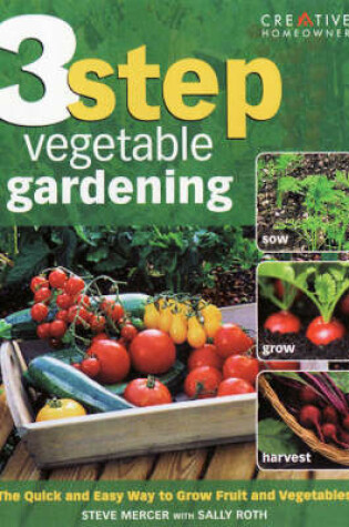 Cover of 3-step Vegetable Gardening