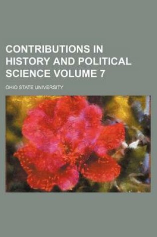 Cover of Contributions in History and Political Science Volume 7