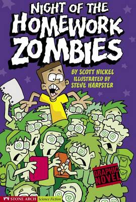 Book cover for Night of the Homework Zombies