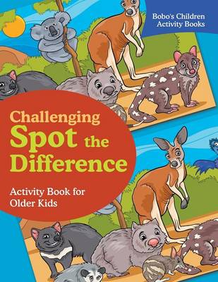 Book cover for Challenging Spot the Difference Activity Book for Older Kids