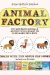 Book cover for Scissor Skills for Preschool (Animal Factory - Cut and Paste)