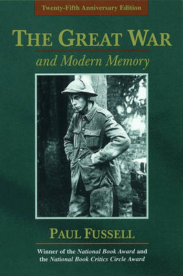 Book cover for The Great War and Modern Memory