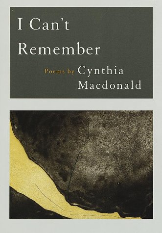 Book cover for I Can't Remember