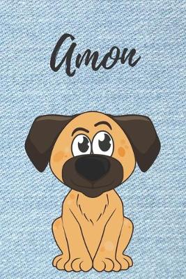 Book cover for personalisiertes Notizbuch Hunde / Malbuch / Kritzelbuch / Tagebuch / Journal / DIN A5 / Geschenk Amon