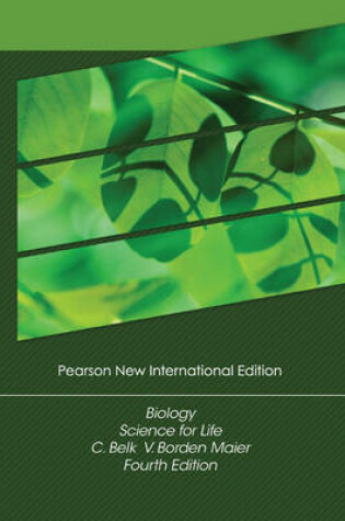 Cover of Biology:Science for Life with Physiology Pearson New International Edition, plus MasteringBiology without eText