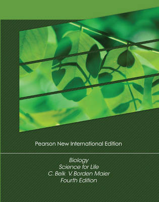 Book cover for Biology:Science for Life with Physiology Pearson New International Edition, plus MasteringBiology without eText