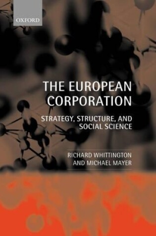 Cover of The European Corporation