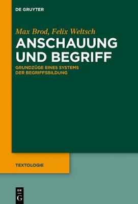 Cover of Anschauung Und Begriff