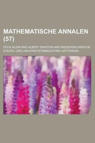Cover of Mathematische Annalen (57 )