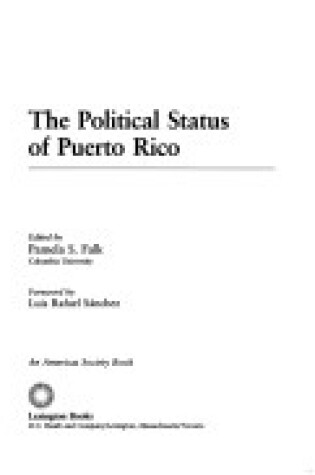 Cover of The Political Status of Puerto Rico