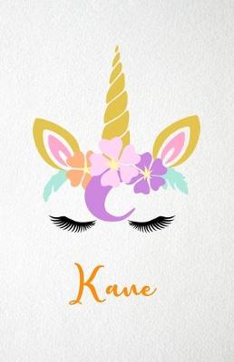 Book cover for Kane A5 Lined Notebook 110 Pages