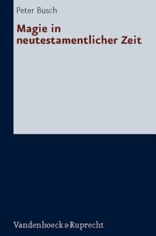 Cover of Magie in Neutestamentlicher Zeit