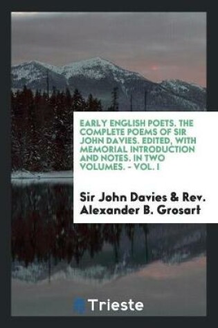 Cover of The Complete Poems of Sir John Davies