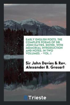 Book cover for The Complete Poems of Sir John Davies