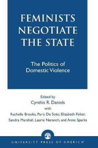 Cover of Feminists Negotiate the State