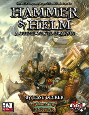 Book cover for Hammer & Helm: A Guidebook to Dwarves
